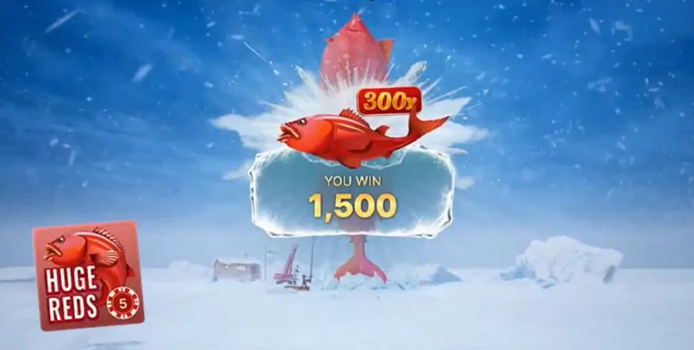 Ice Fishing Huge Reds feature artwork