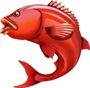 Huge Reds fish symbol